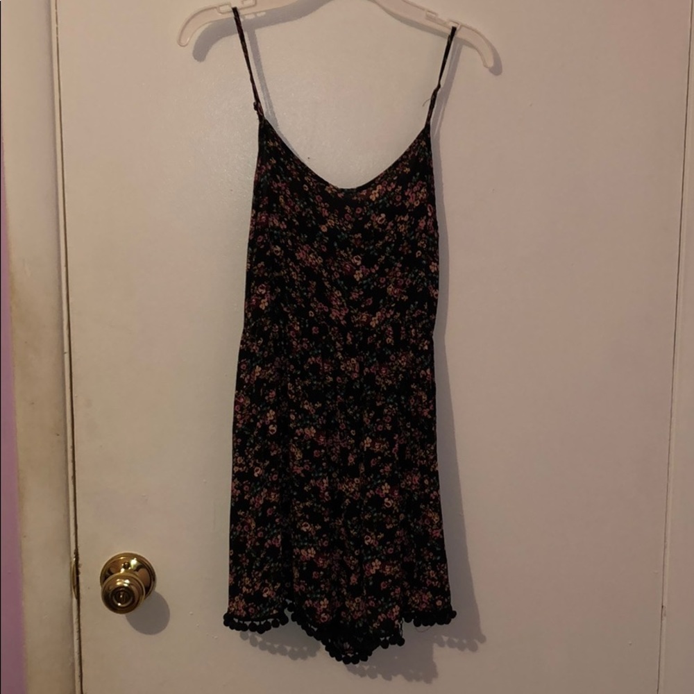 Romper with flowers